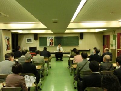 2012年10月12日(金)　ながつま昭と語る会を開催しました