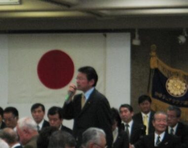 2007年１月18日（木）　渋谷区シニアクラブ連合会新年交歓会に出席