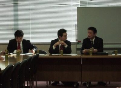 2007年3月28日（水）　民主党　経済産業部門・行革調査会合同会議に出席