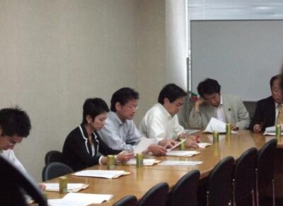 2007年8月2日（木）　民主党　年金記録問題に関する総務・厚労部門会議に出席