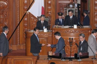 2009年7月14日（火）　麻生内閣不信任決議案の採決