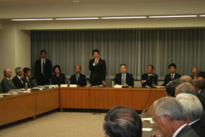 2009年10月7日（水）　中央労働委員会定例総会で挨拶しました