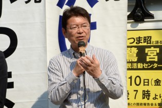 2013年5月5日（日）　中野区で街頭演説