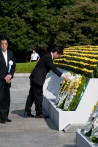 広島の平和記念式典に参列