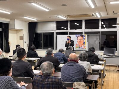 2月28日(金)和田区民集会所にて『ながつま昭と語る会』開催しました！