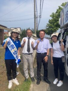 栃木県で板津ゆか候補の応援